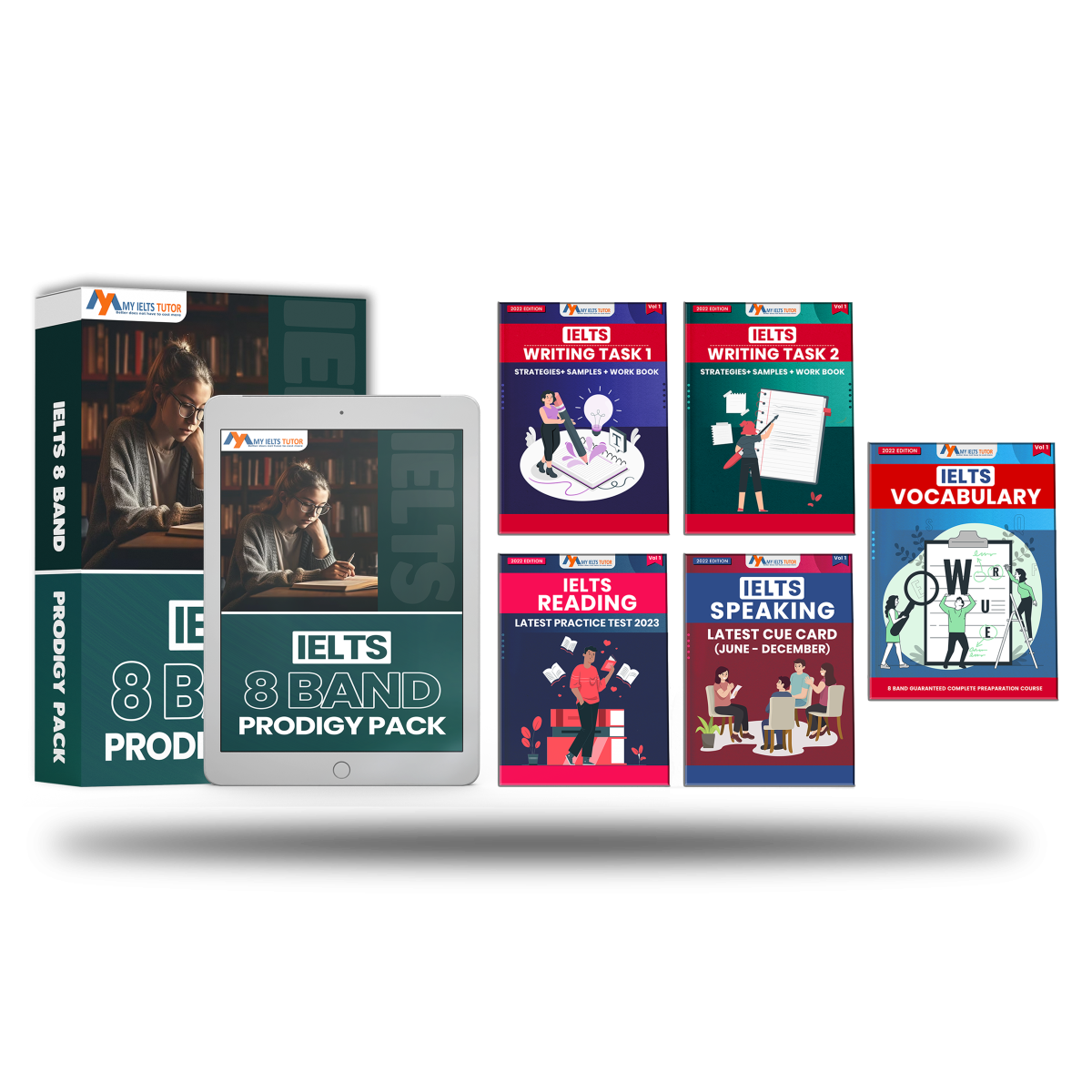 IELTS 8 Band Prodigy Pack - IELTS Complete Prep E-books (General Training)